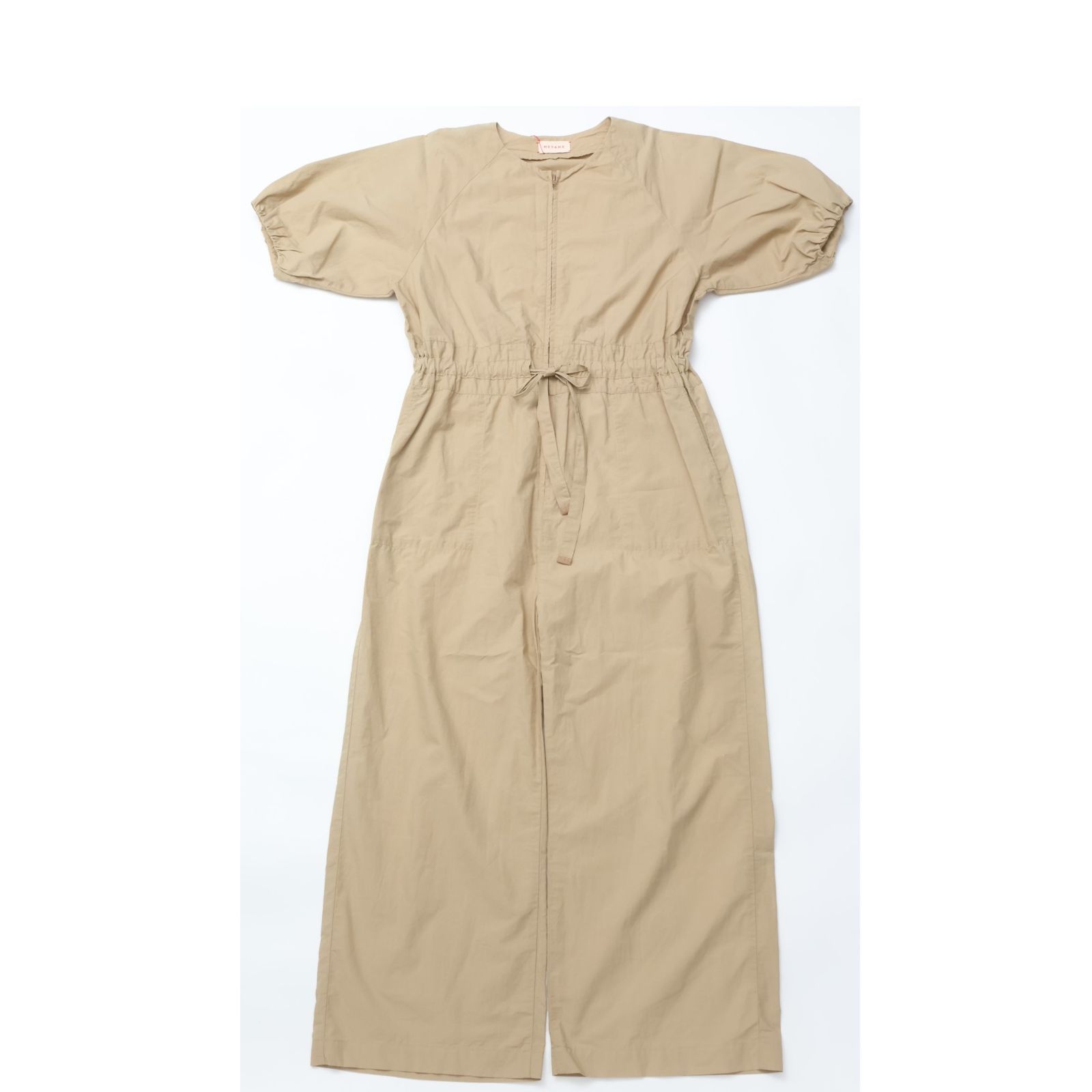 MEYAME メヤメ HALF ZIP ALL IN ONE BEIGE ハーフジップ