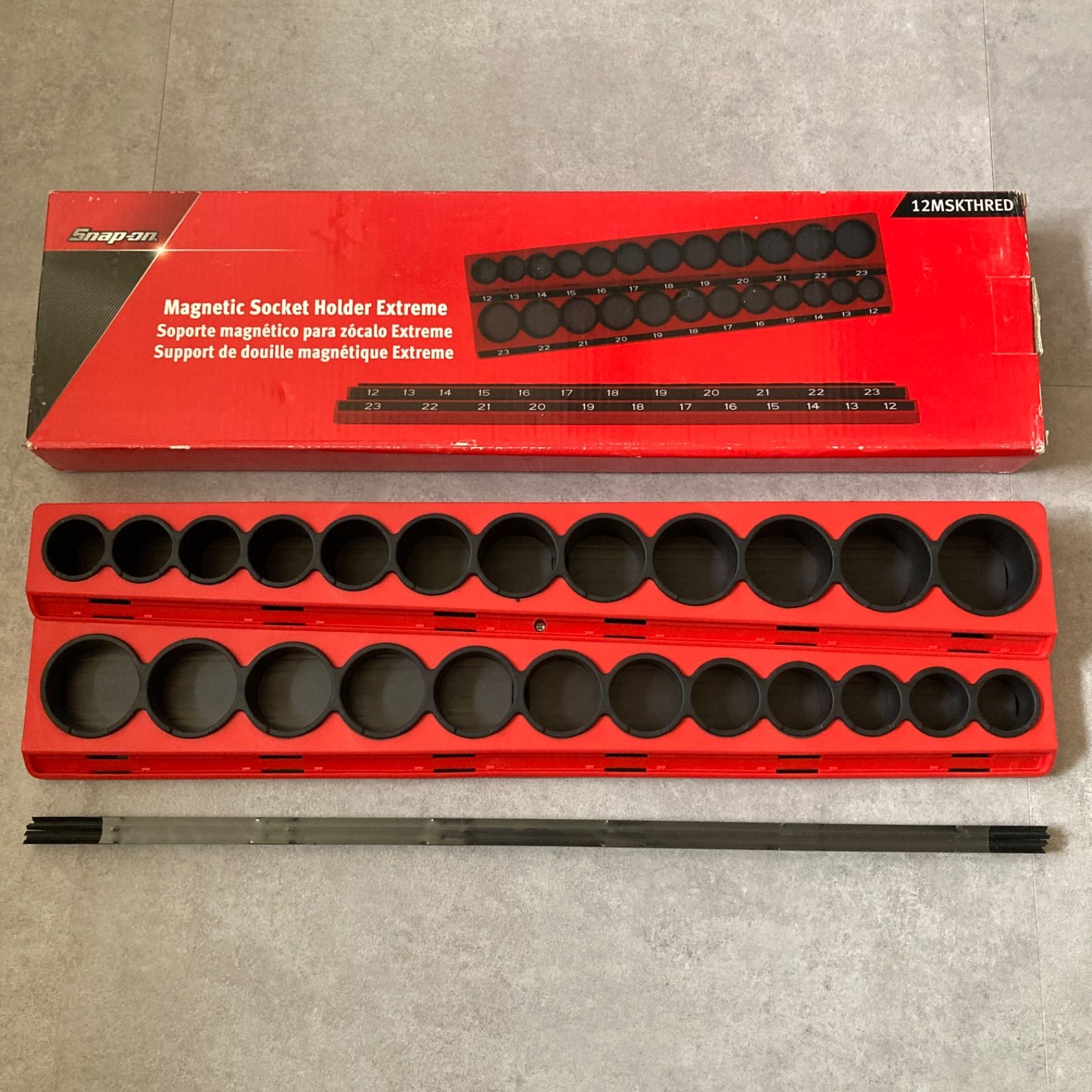 Snap-on スナップオン マグネットソケットホルダー 12MSKTHRED レッド
