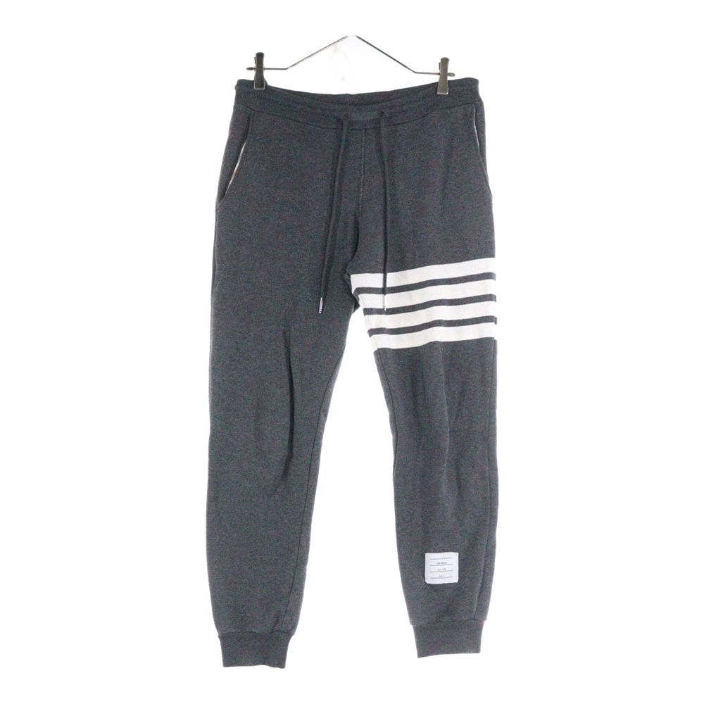 THOM BROWNE トムブラウン 4-Bar Striped Sweatpants スウェットパンツ グレー MJQ008H-00535025