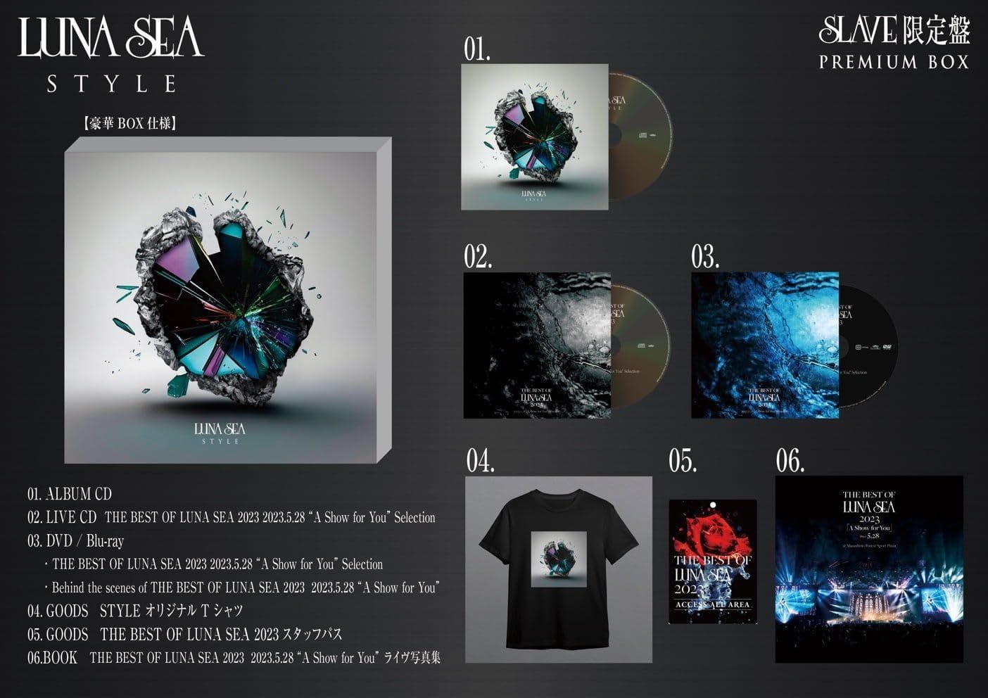 LUNA SEA（ルナシー）STYLE スタイル FC限定版 PREMIUM BOX A