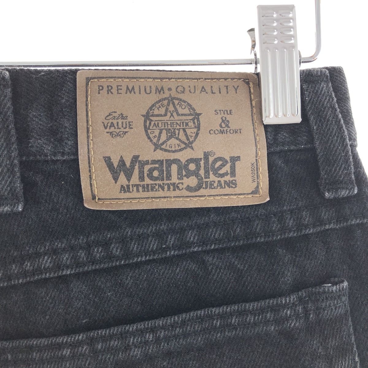 ラングラー Wrangler ブラックジーンズ デニムパンツ USA製 メンズw35