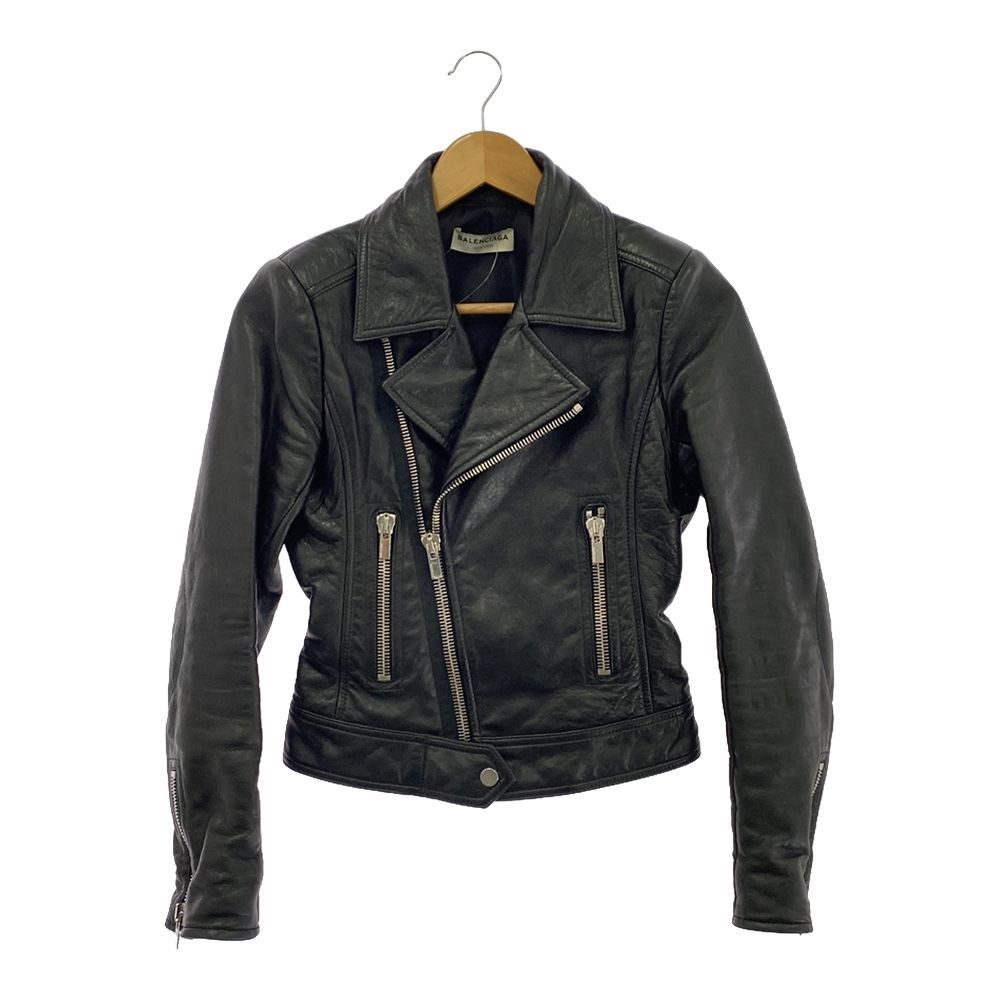 バレンシアガジャケット　美品 BALENCIAGA バレンシアガ ジャケット 18SS クラッシュデザインネック