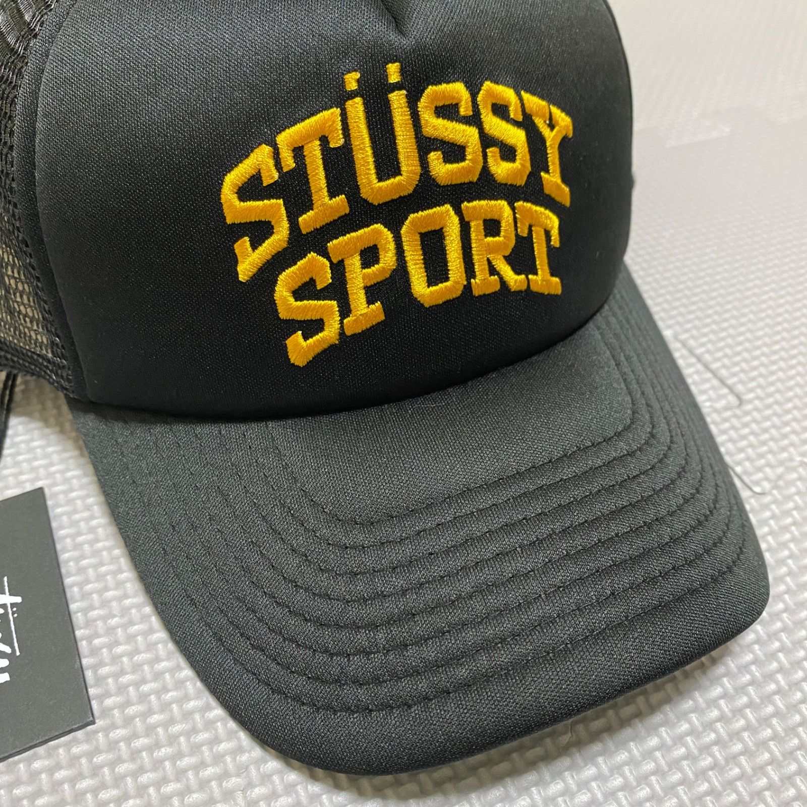 海外限定 STUSSY SPORT ステューシー スポーツ トラッカー キャップ-