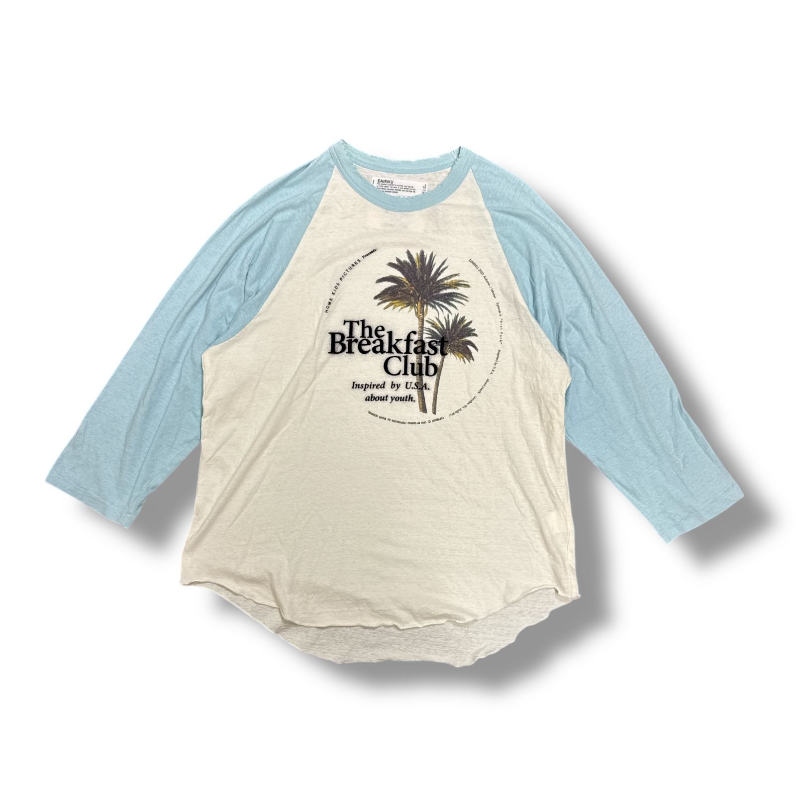 トップス DAIRIKU 21AW Palms Raglan Tee 参考上代20900円 DAIRIKU 21AW Palms Raglan Tee パーム