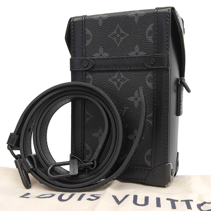 ルイヴィトン LOUIS VUITTON モノグラム エクリプス ヴェルティカル トランク ウェアラブルウォレット M 82077 新入荷 LV 1754