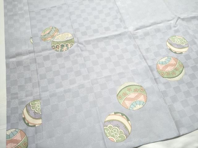 平和屋着物○長襦袢 無双仕立て 毬吉祥花文 金彩 正絹 逸品 CAAS7559yc