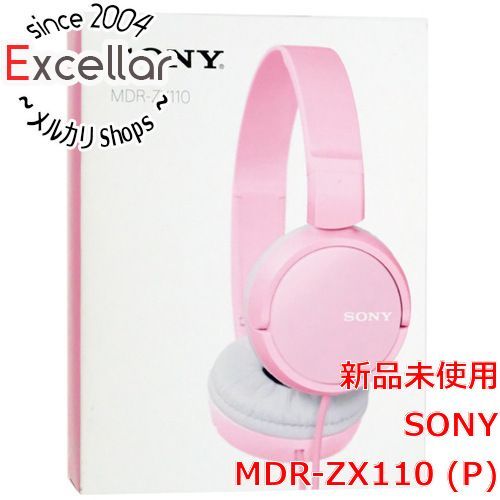 bn:5] SONY製 密閉型 折りたたみ式ヘッドホン MDR-ZX110 (P) ピンク