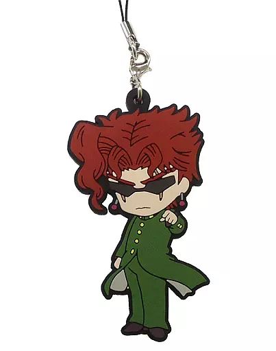 ジョジョの奇妙な冒険　3部　空条承太郎　花京院典明　ラバーストラップ　カード 中古】ストラップ(キャラクター) 花京院典明 「ジョジョの奇妙な