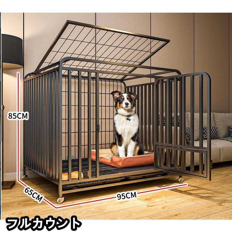 ハ*ー様 【美品】犬用ゲージ　ドッグゲージ　檻　ブラウン 楽天市場】ペットケージ 犬檻 犬小屋 ケージ ペットサークル