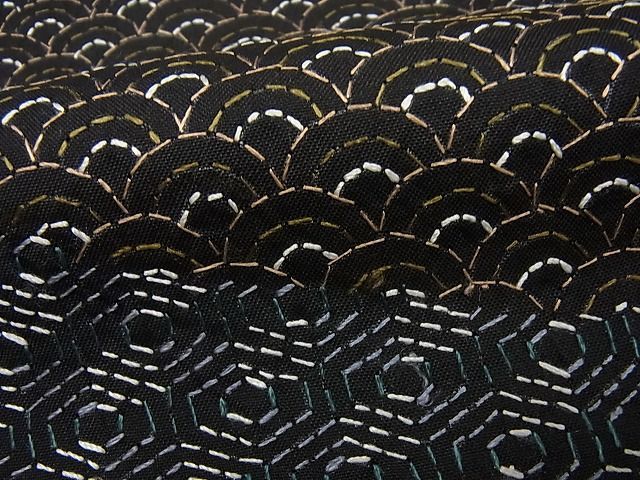 平和屋本店■極上　訪問着　総刺繍　刺し子　霞吉祥文　逸品4s286 平和屋本店□極上 訪問着 総刺繍 刺し子 霞吉祥文 逸品4s286 - メルカリ