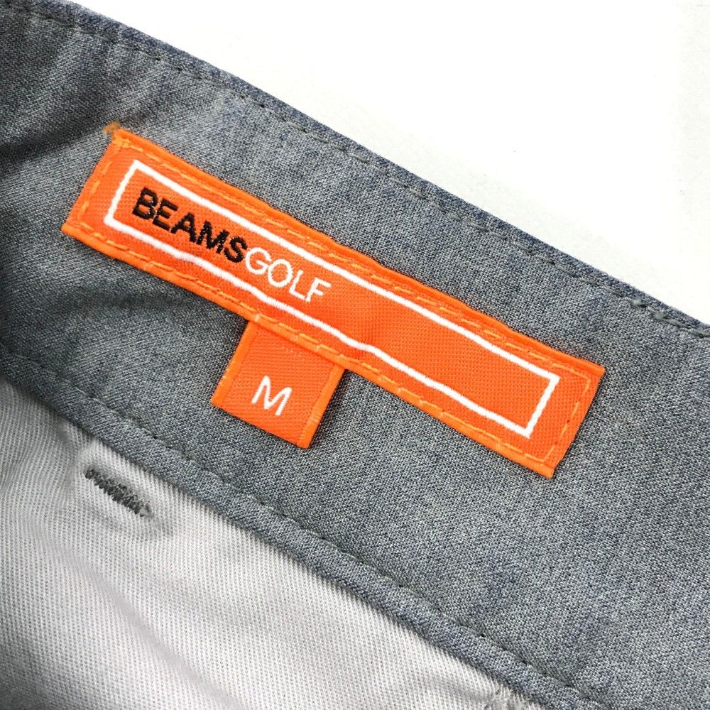 サイズ：M BEAMS GOLF ビームスゴルフ ストレッチパンツ グレー系