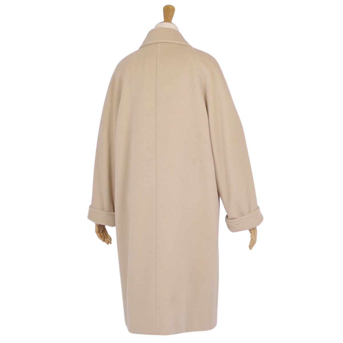 極美品 マックスマーラ Max Mara コート 白タグ ロングコート ウール