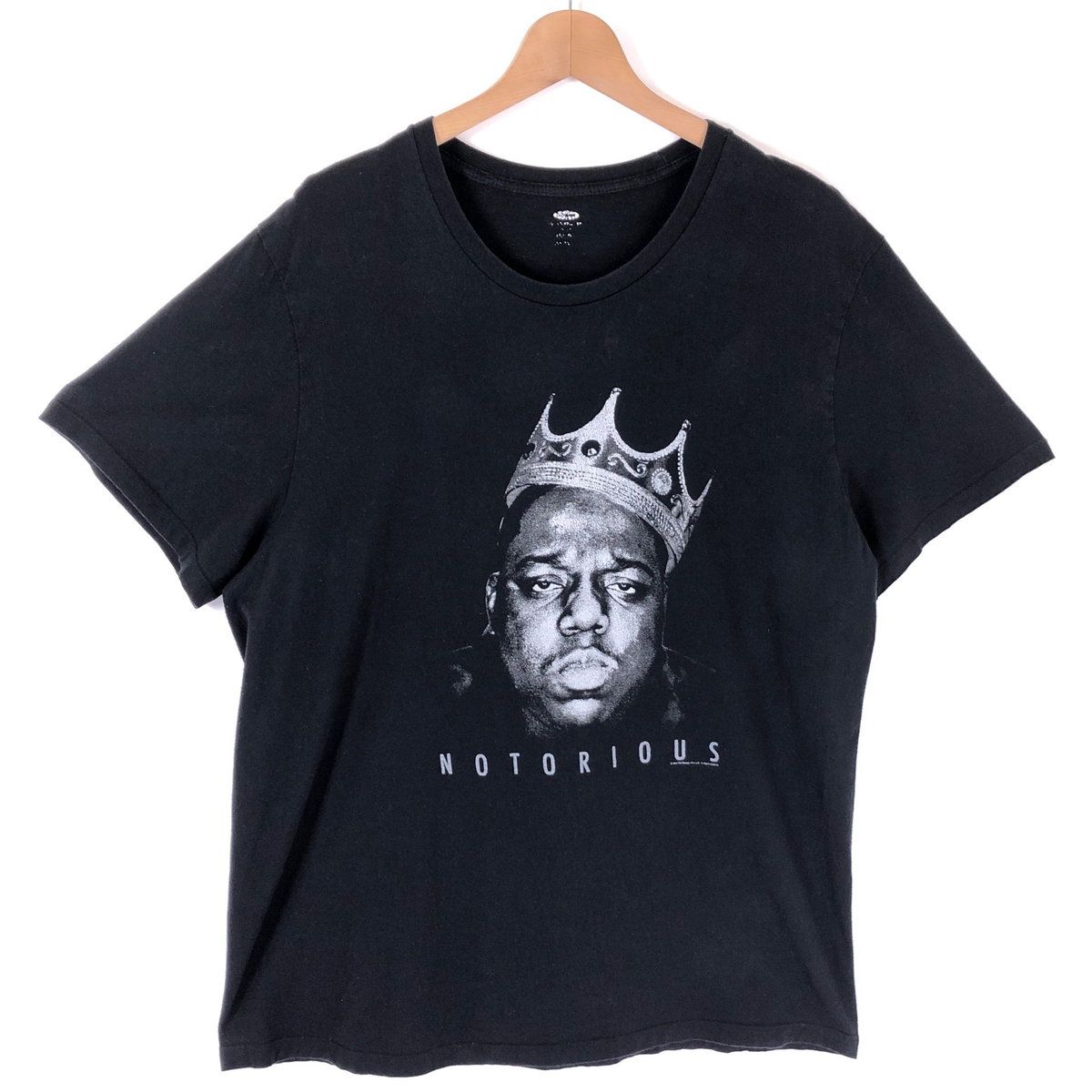【古着】 the notorious b.i.g Tシャツ ビギ― ブラック系 メンズL 【中古】 n037491