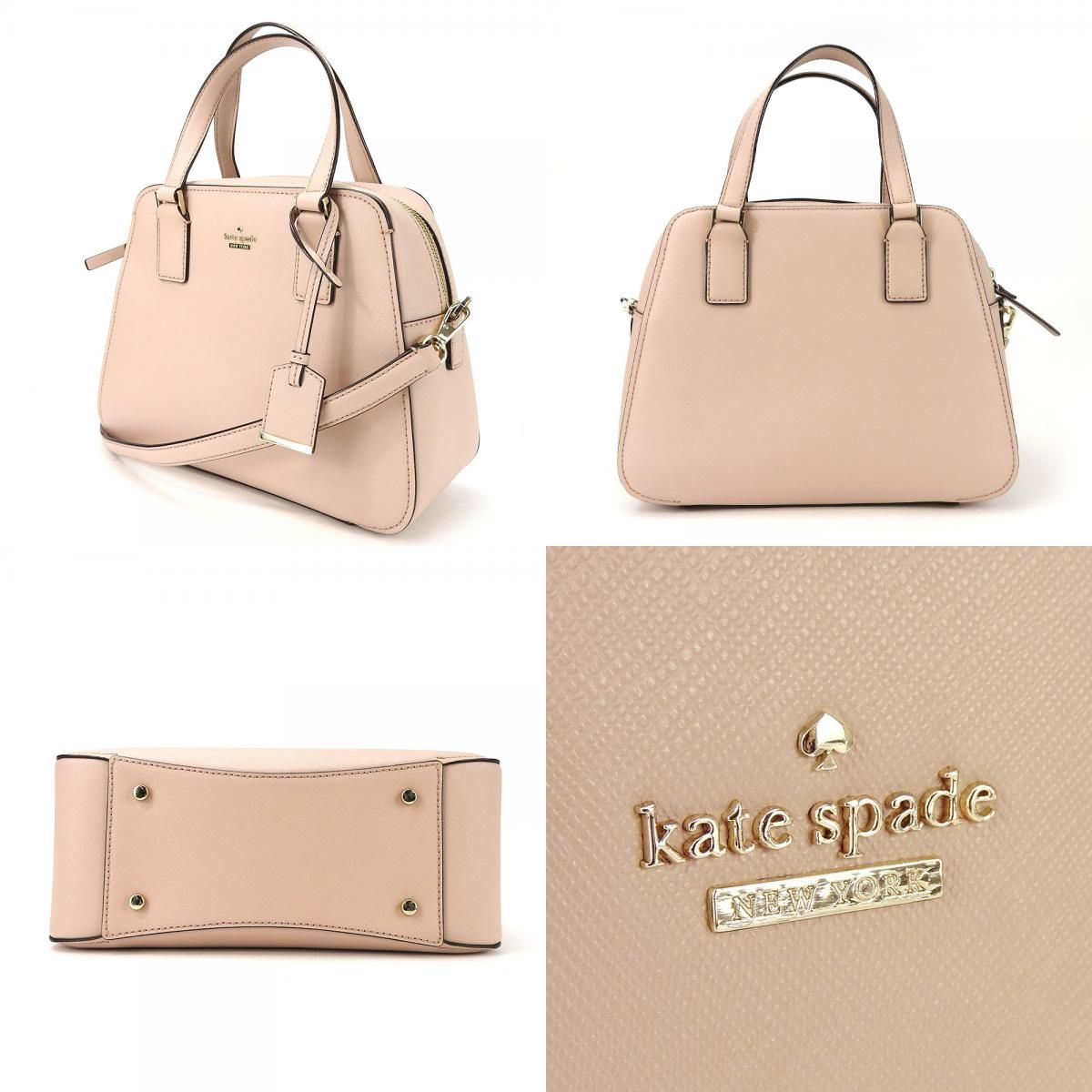✨美品✨ 希少 レア ケイトスペード 2WAY ショルダー ハンド ブーケ 中古】 ケイトスペード ハンドバッグ PXRU7445 レザー ピンク