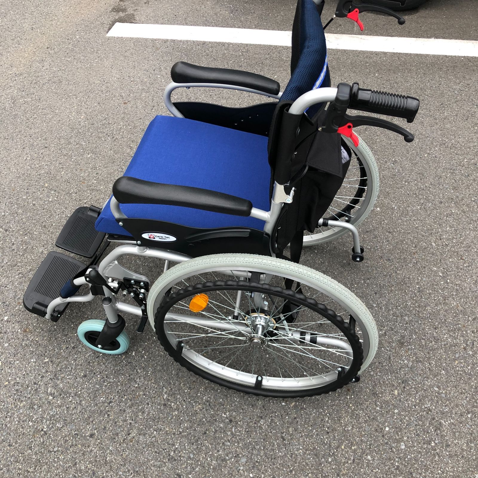 ケアテックジャパン ハピネスプレミアム CA-32SU 自走式 車椅子