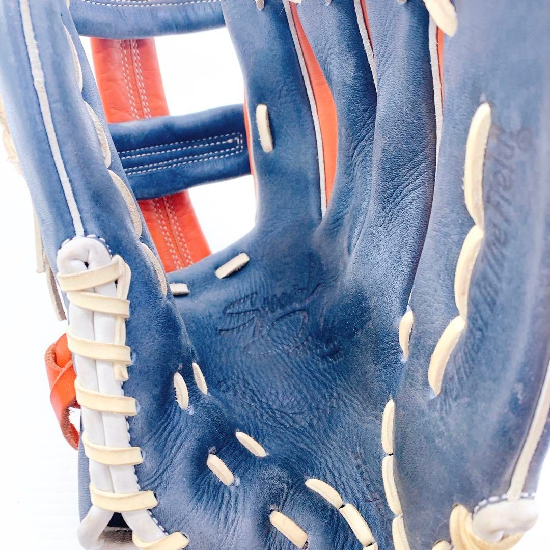 Rawlings グローブ 右利き用　オレンジ×ネイビー Rawlings グローブ 右利き用 オレンジ×ネイビー Rawlings グローブ 右