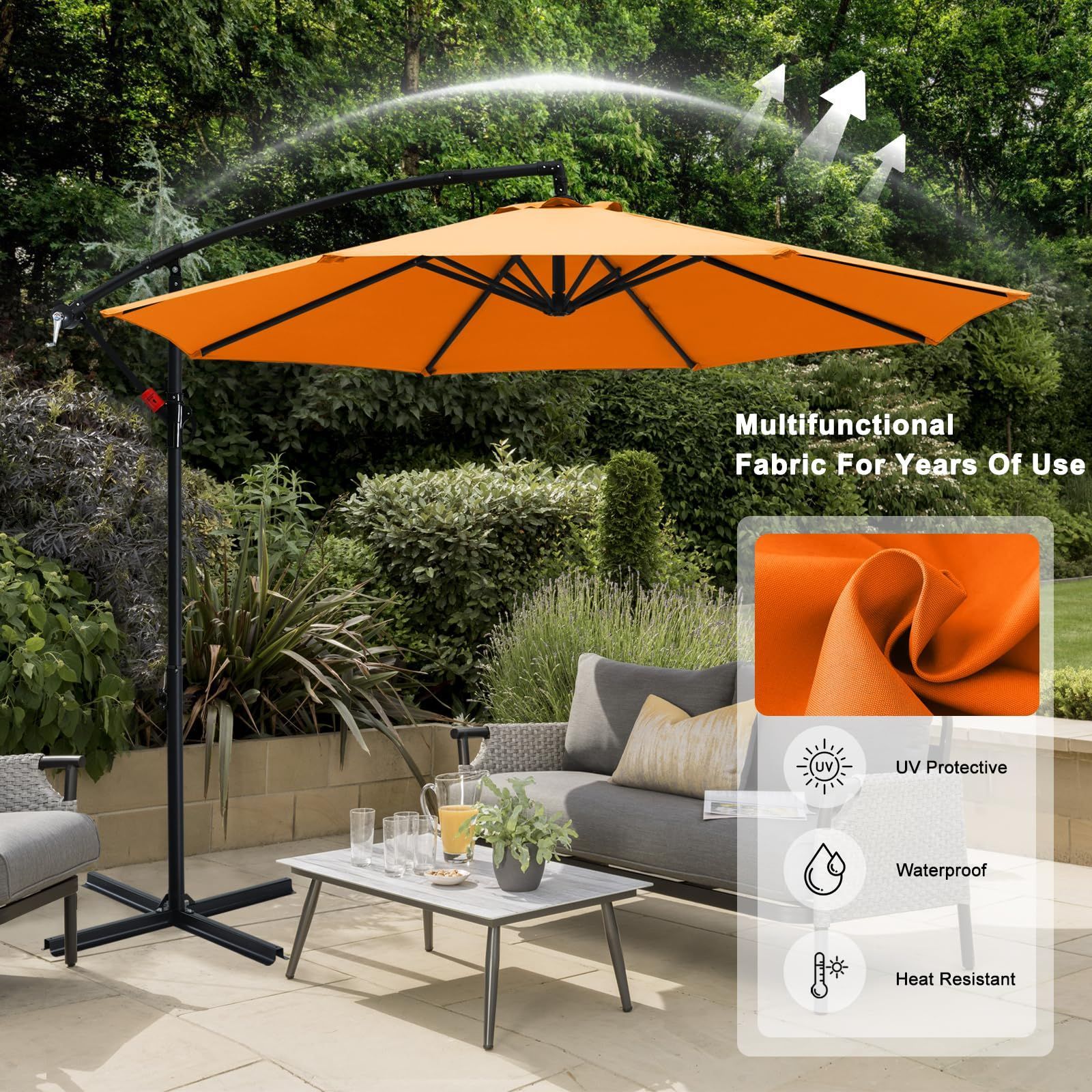 カンチレバー パラソル