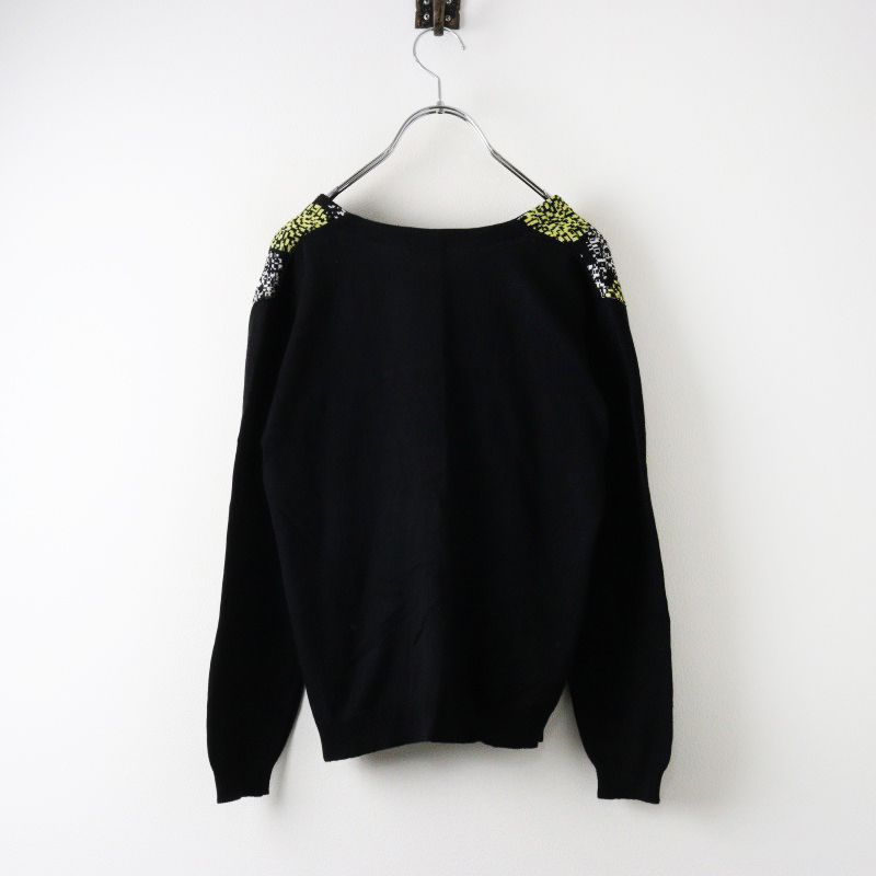 マーブルシュッド marble SUD JQ フラワージャガード Vネック