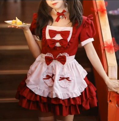 Amazon.co.jp: [YAISHN] メイド服 ゴスロリ 人気 4色展開 鈴付き