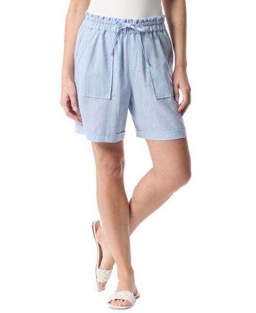 【送料無料】 グロリアバンデービルト レディース ハーフパンツ・ショーツ ボトムス Women's Jax Wide-Leg Pull-On Shorts Dreamy Blue