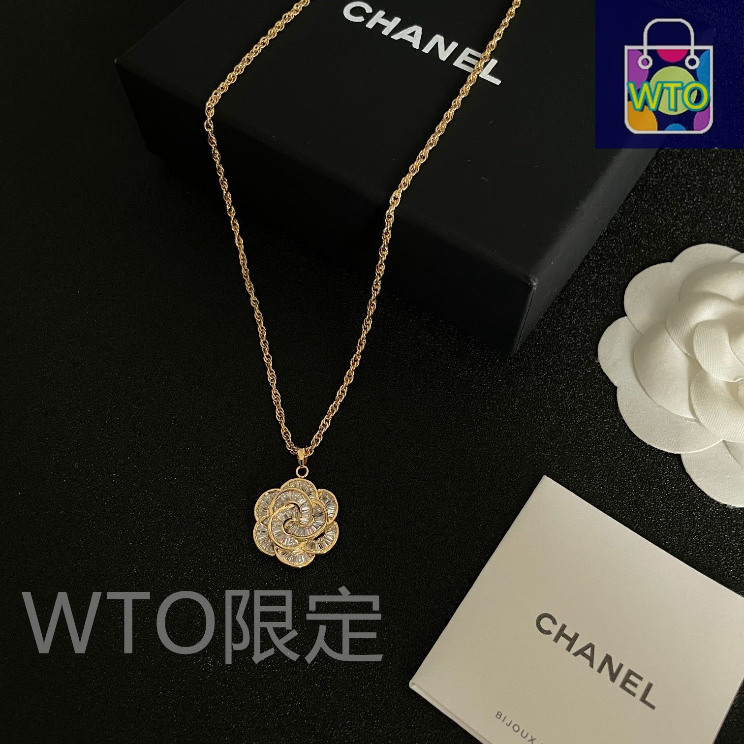 CHANEL vintageネックレス CHANEL シャネル ネックレス シルバー ココマーク ストーン