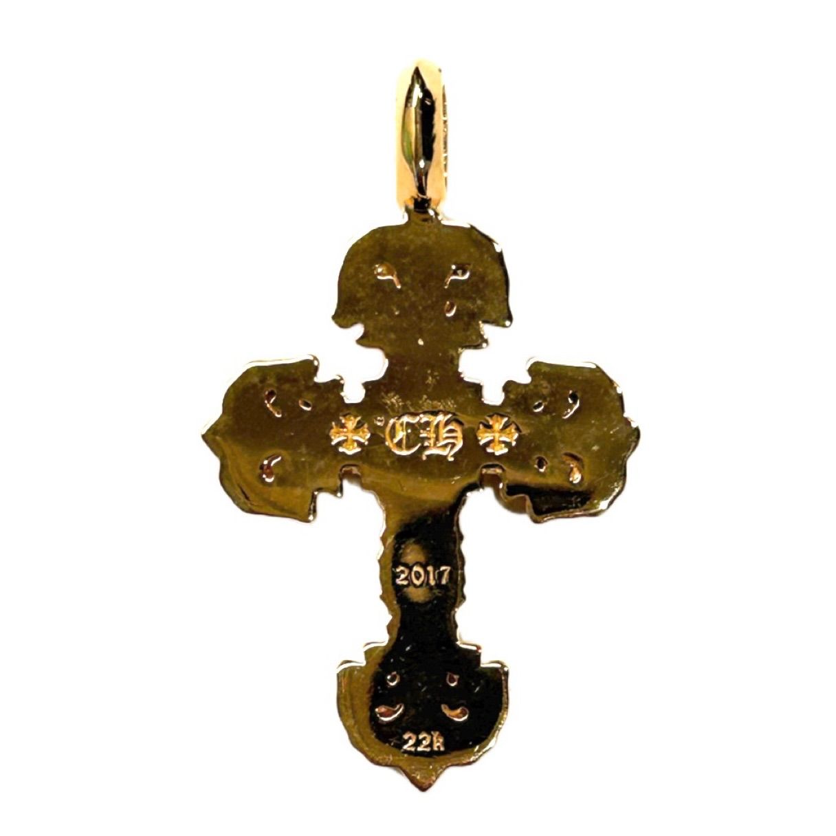 新品未使用】CHROME HEARTS クロムハーツ 22k CHARM FILIGREE CROSS TINY GLD PAVE DMND タイニー  フィリグリークロス パヴェダイヤ ネックレス トップ チャーム 8.3g 保証書無修正 プレゼント - メルカリ