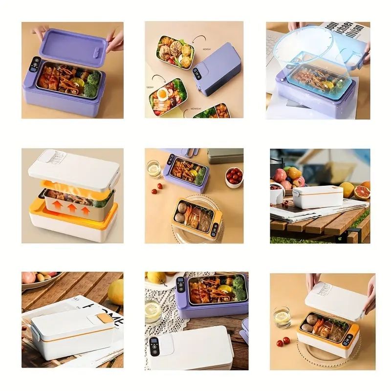 4000mAhリチウムバッテリー ステンレススチール断熱食品容器