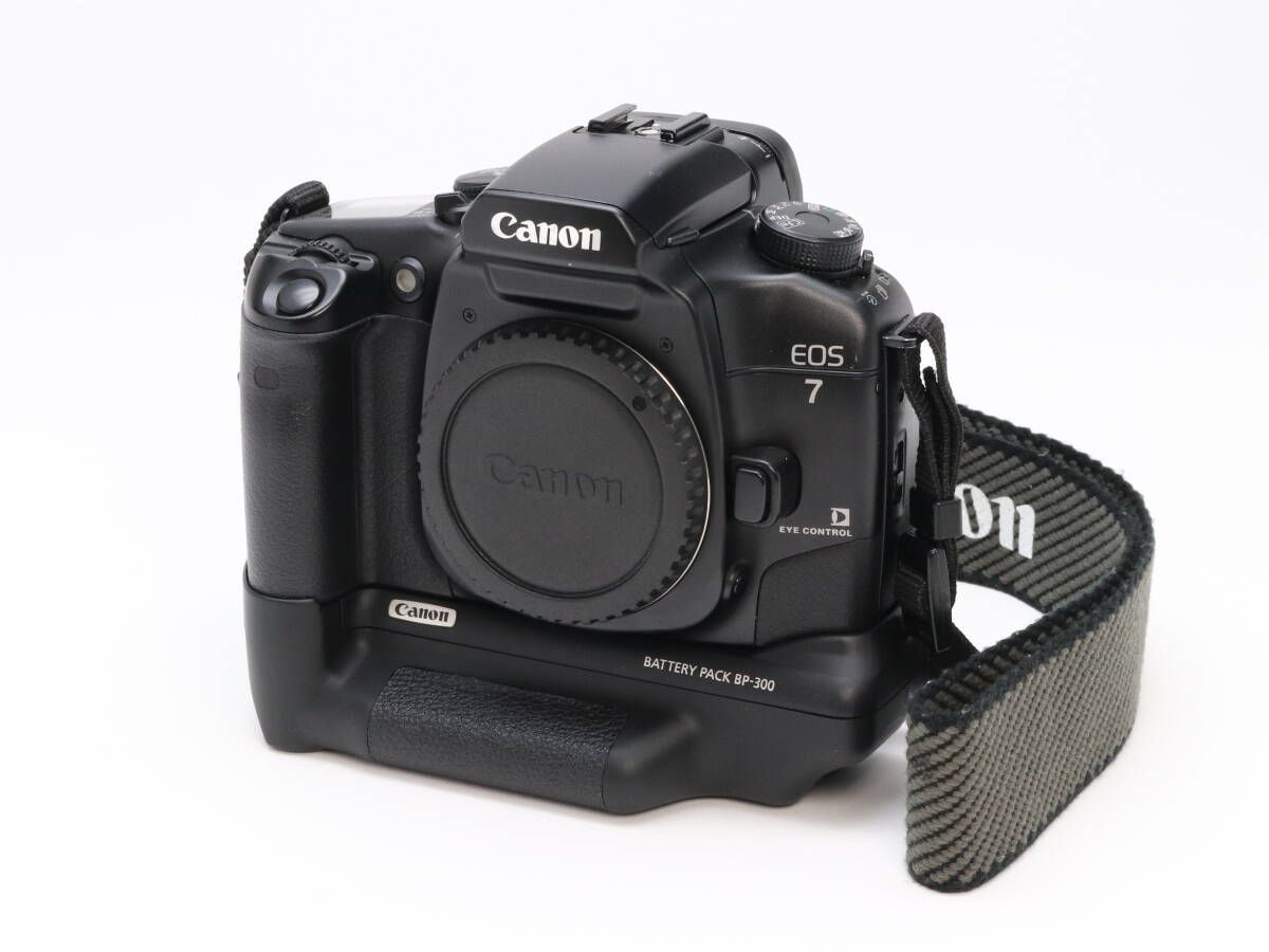 A Canon キヤノン EOS 7 ボディ バッテリーグリップ BP-300 初期不良返品対応 44-293