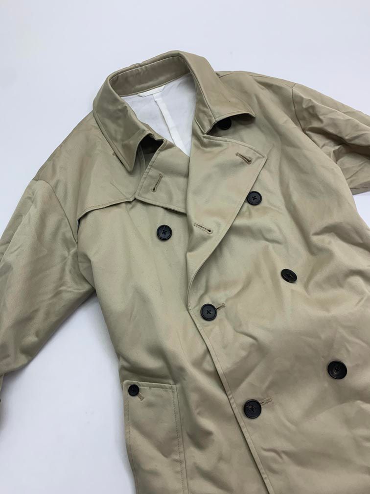 ATON エイトン CMAGHS0200 オーバーサイズ トレンチ コート size00 ベージュ メンズ KANDAIZUMI_COM