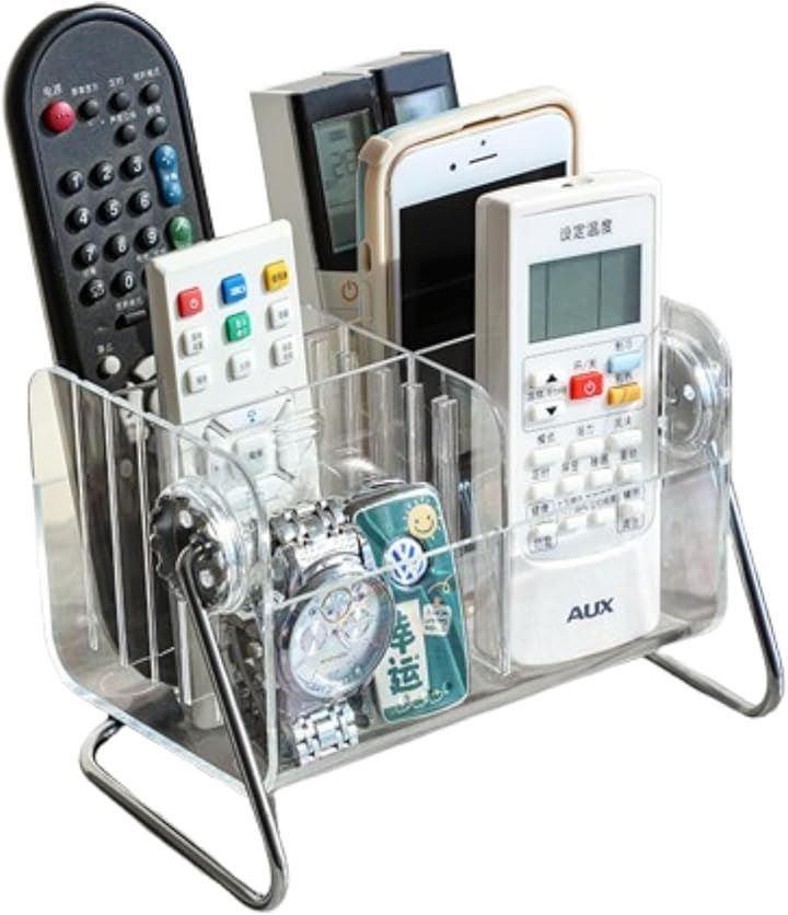 Thumbnail of Crystal Craft Compatible Remote Control Rack, Small Item Holder, Stand, Stylish, Desktop Storage, Simple Design
