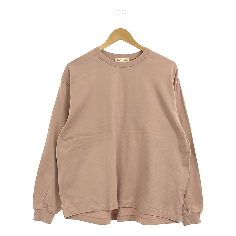 POLYPLOID / ポリプロイド | OVERSIZE LONGSLEEVE C オーバーサイズ ロングスリーブ カットソー ユニセックス | 1 | ピンク | レディース POLYPLOID / ポリプロイド | OVERSIZE LONGSLEEVE C オーバー
