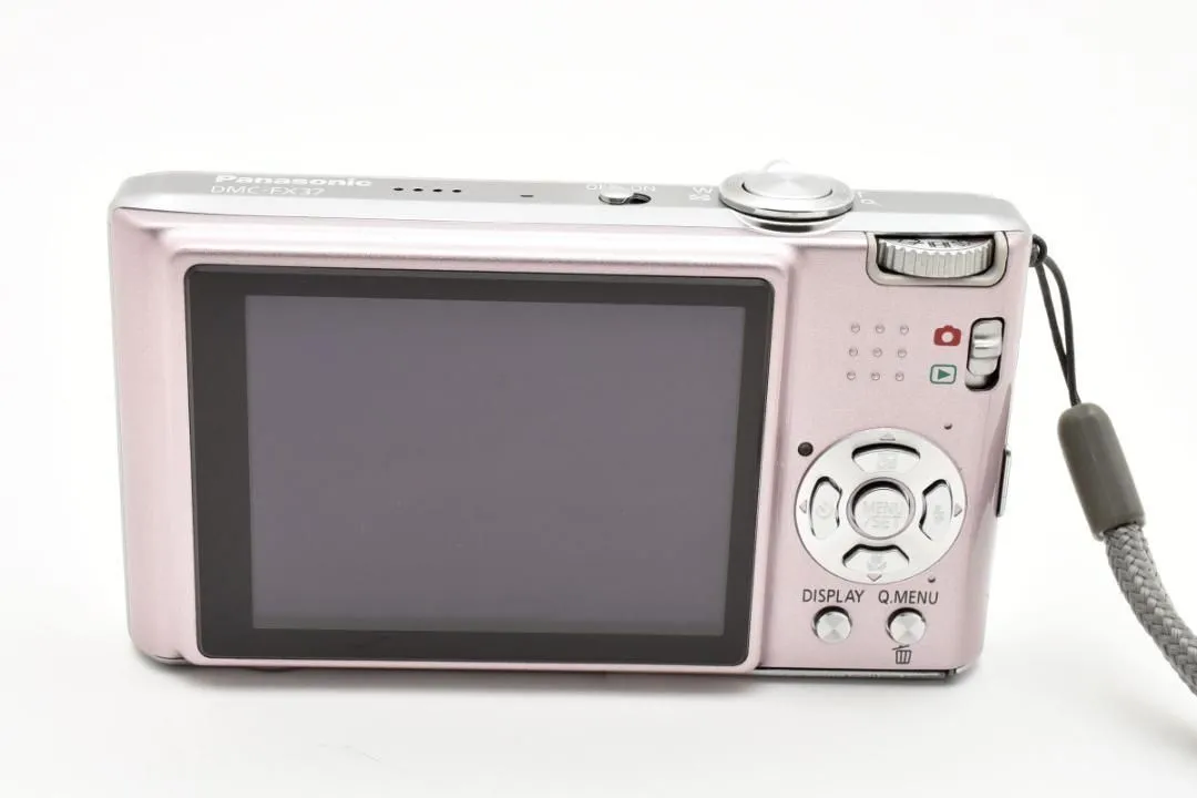 美品Panasonic LUMIX FX DMC-FX37 デジカメ カメラ 188 Panasonic LUMIX DMC-FX37 ピンク ジャンク