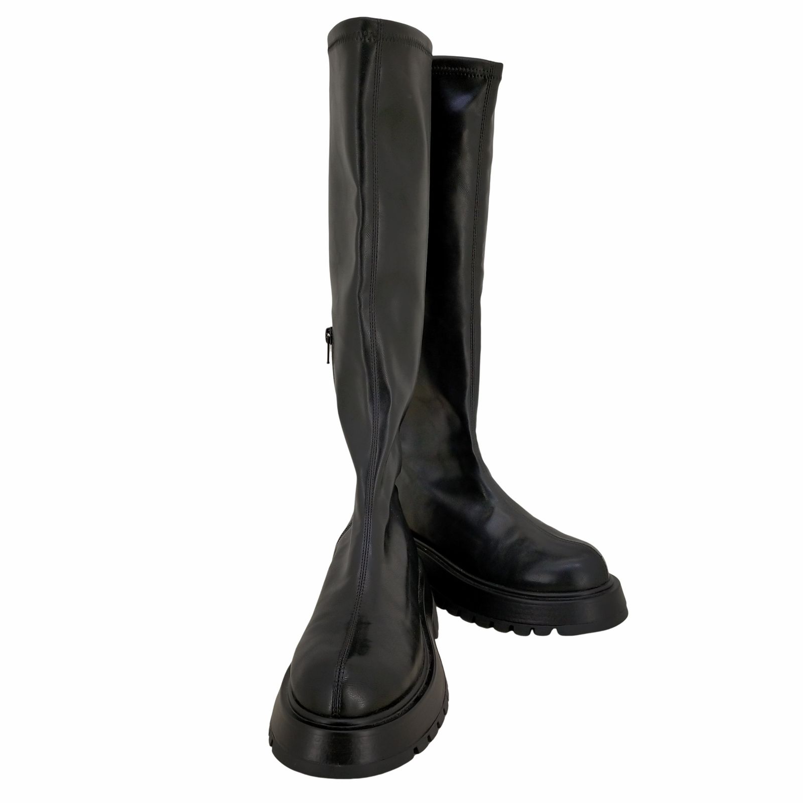 マウジー moussy STRETCHED LONG BOOTS ストレッチ ロングブーツ