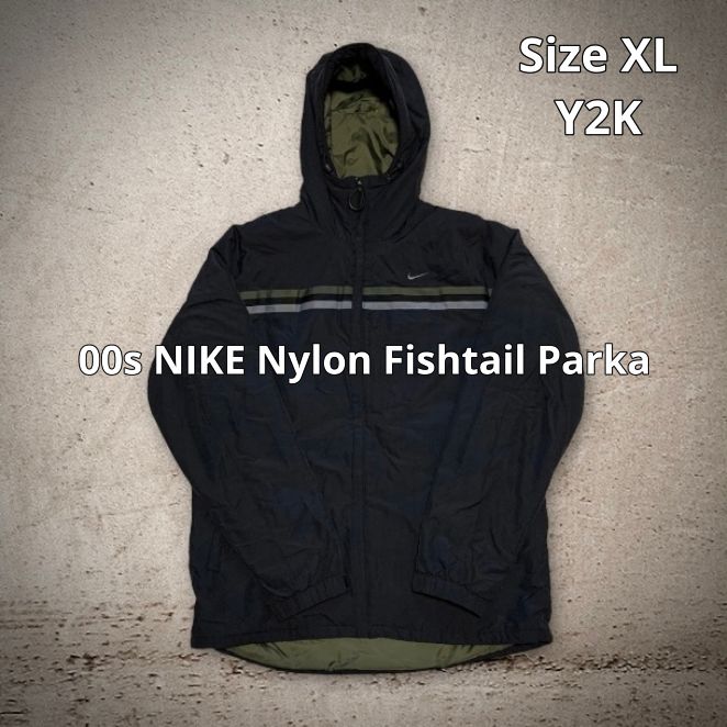 00s old nike nylon jacket XL tech Y2K