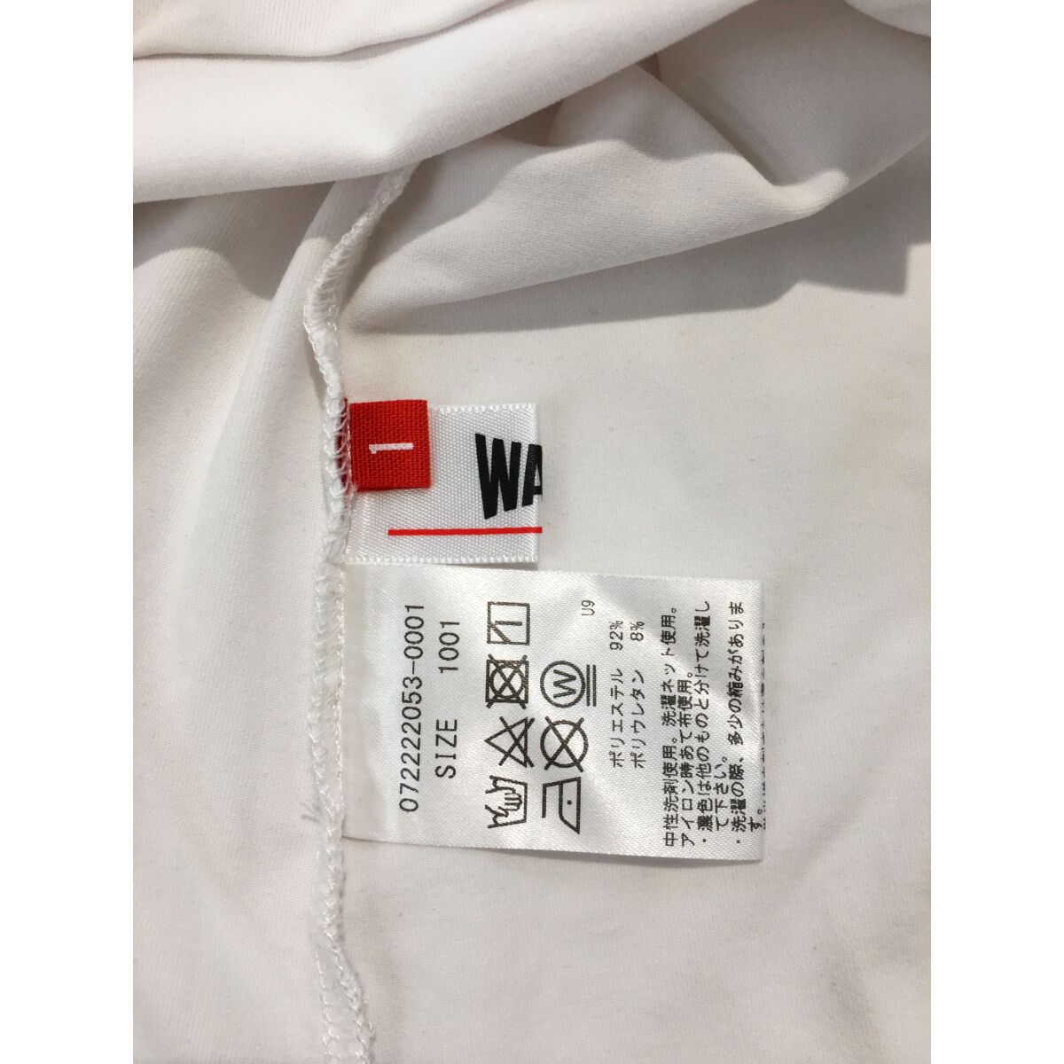 中古 レディース ワック WAAC 長袖シャツ 1(S) 白 ホワイト ハイネック