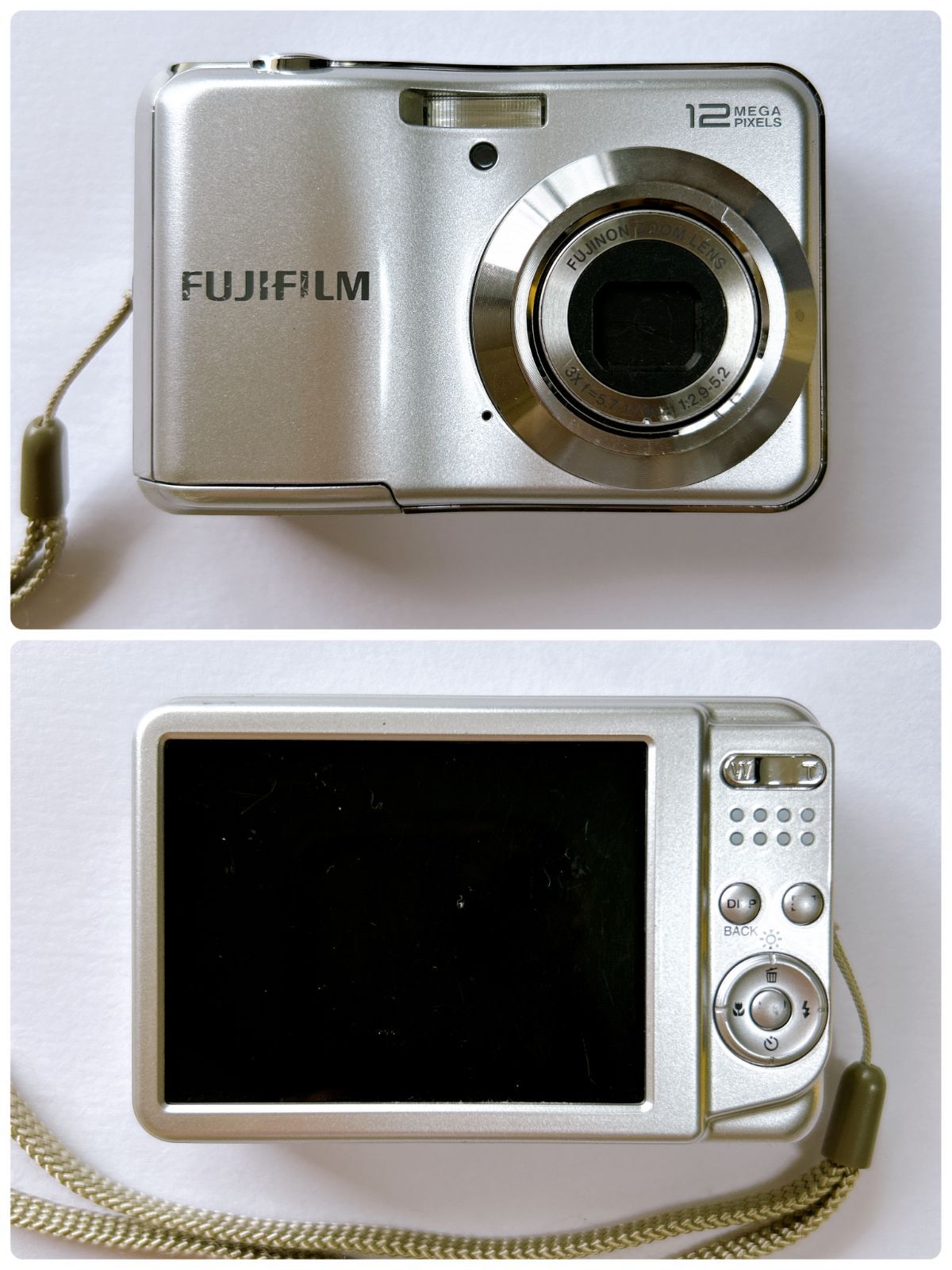 フジフィルム FinePix AV シルバー 動作確認済み 電池式 単三
