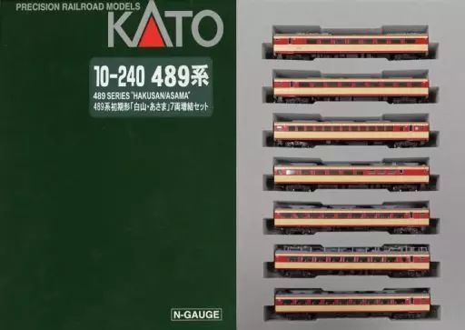 鉄道模型　1/150 489系初期形 白山・あさま 7両増結セット [10-240] Amazon | KATO Nゲージ 489系 白山・あさま 増結 7両セット 10