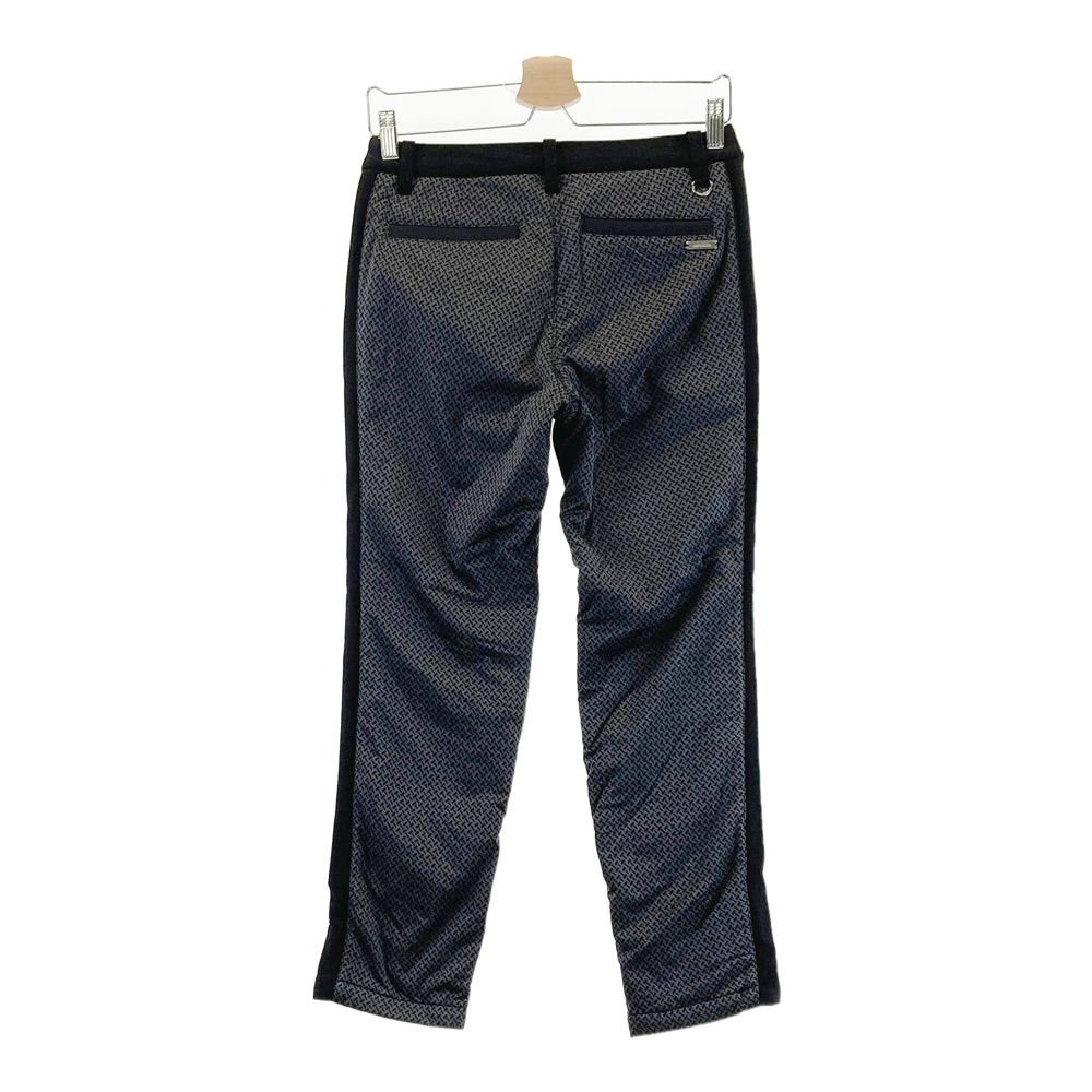 サイズ S BLACK-WHITE ブラックアンドホワイト 中綿パンツ 総柄 グレー系 240101385220 ゴルフウェア レディース ストスト