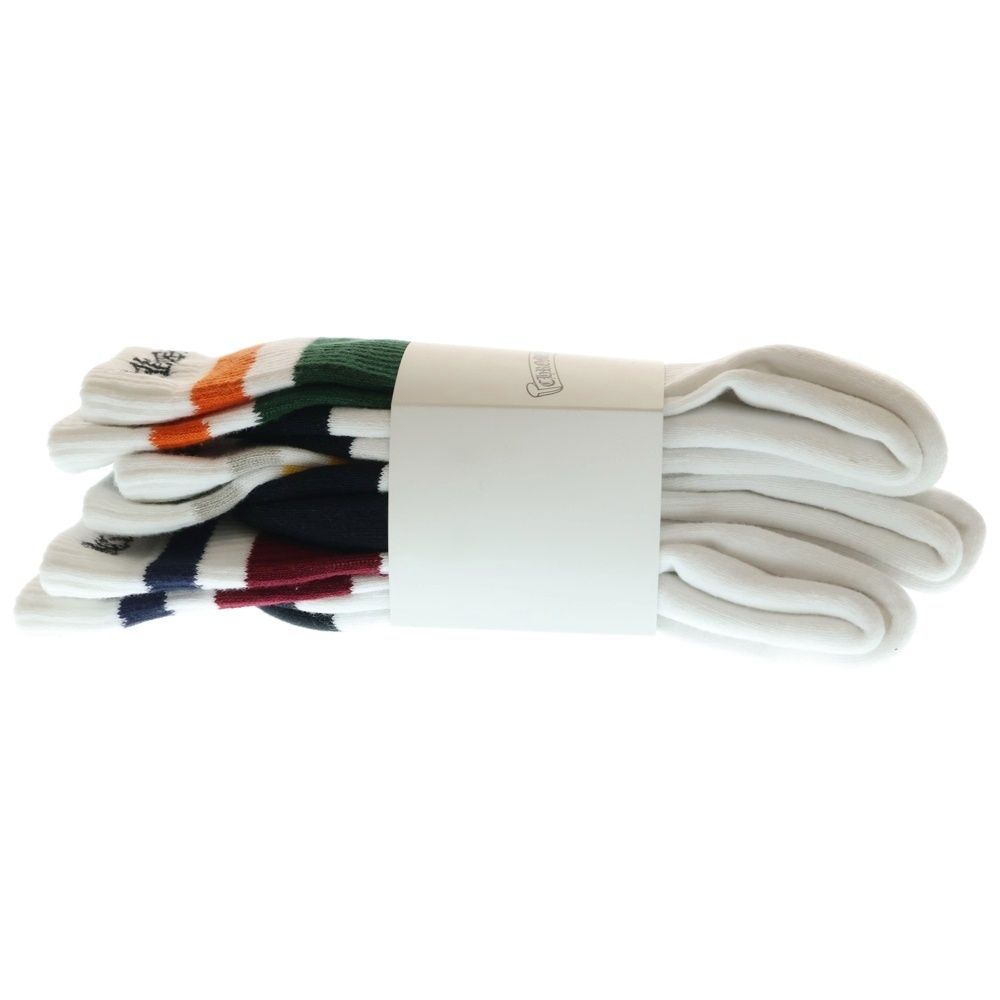 ヴァインダガー刺繍 ボーダーソックス