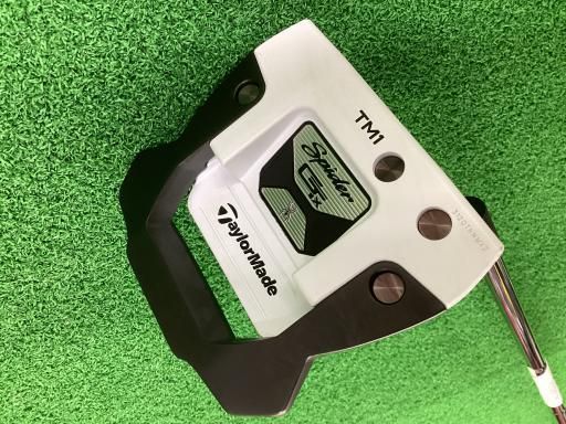 テーラーメイド Spider GTx TRUSS WHITE TM1 34インチ パター PT スチール フレックスその他 メンズ 男性用 右利き 右用 Cランク ゴルフクラブ