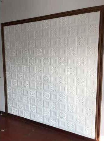 50枚 70cm×70cm 背景壁 3D立体レンガ模様壁紙 防水 汚い防止 カビ防止 エコ素材