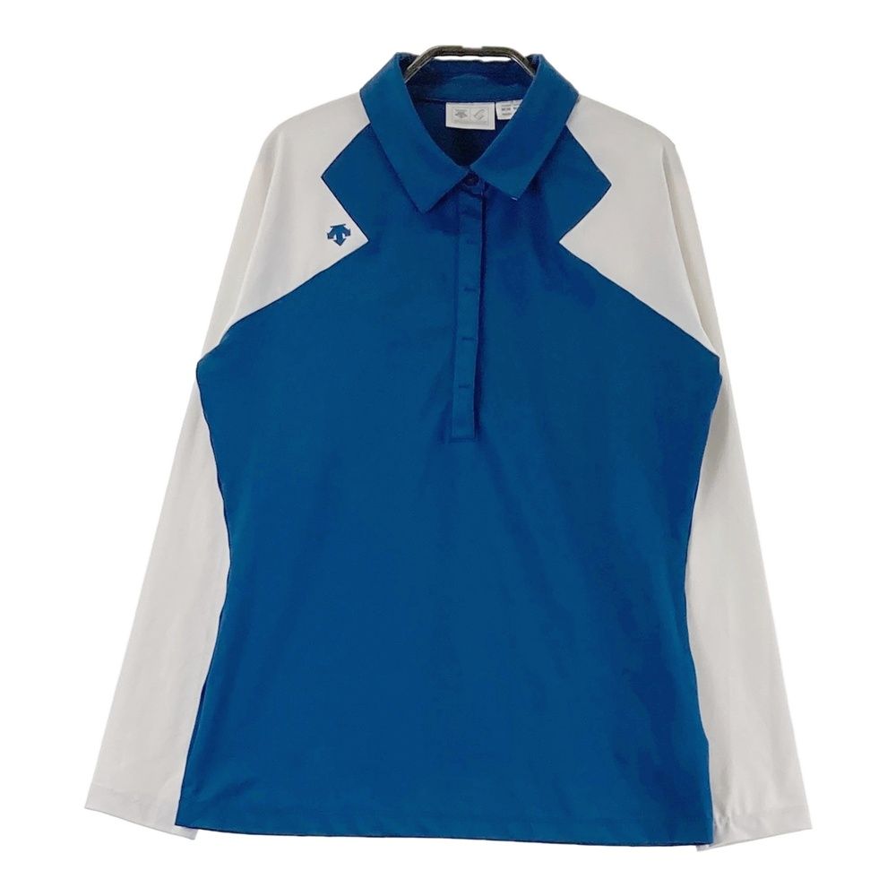 サイズ：L DESCENTE GOLF デサントゴルフ  長袖ポロシャツ  ネイビー系 [240101484443] ゴルフウェア レディース ストスト 楽天市場】デサントゴルフ レデ 長袖の通販