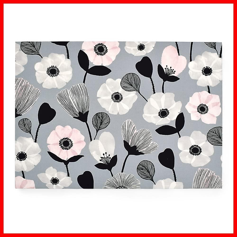 かわいい 北欧 モダン インテリア ファブリックパネル 壁掛け Lサイズ Decor 51.5cm×73cm ノルディックガーデン スタイルデコール STYLE W4901720