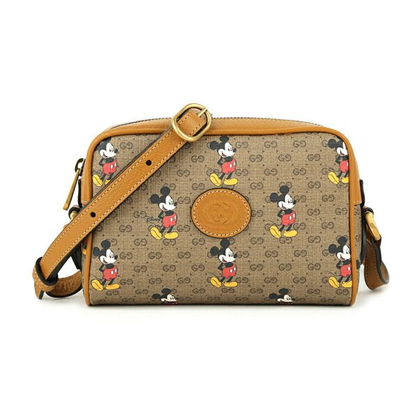 新品 グッチ GUCCI ショルダーバッグ ディズニー x グッチ ベージュ/エボニー 新品 グッチ GUCCI ショルダーバッグ ディズニー x グッチ ベージュ
