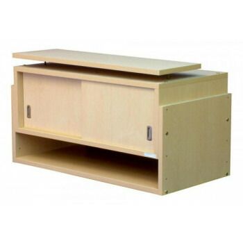 耐震収納上置き じしん作くん 幅86cm 奥行44cm 86-44 A ナチュラル