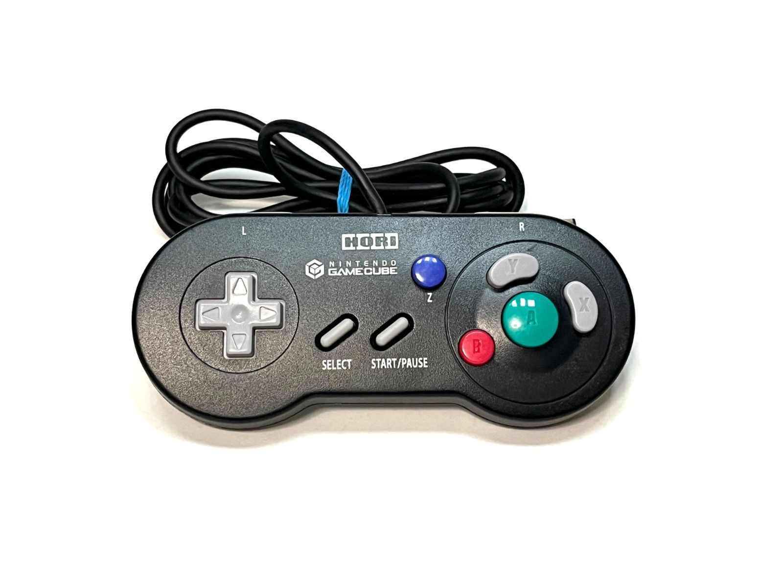 ニンテンドー HORI ホリ ゲームキューブ用コントローラー 黒 ブラック 任天堂