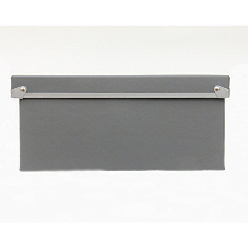 安達紙器 収納ケース 硬質パルプ ボックス フタ式 (幅25.5×奥行36×高さ ...