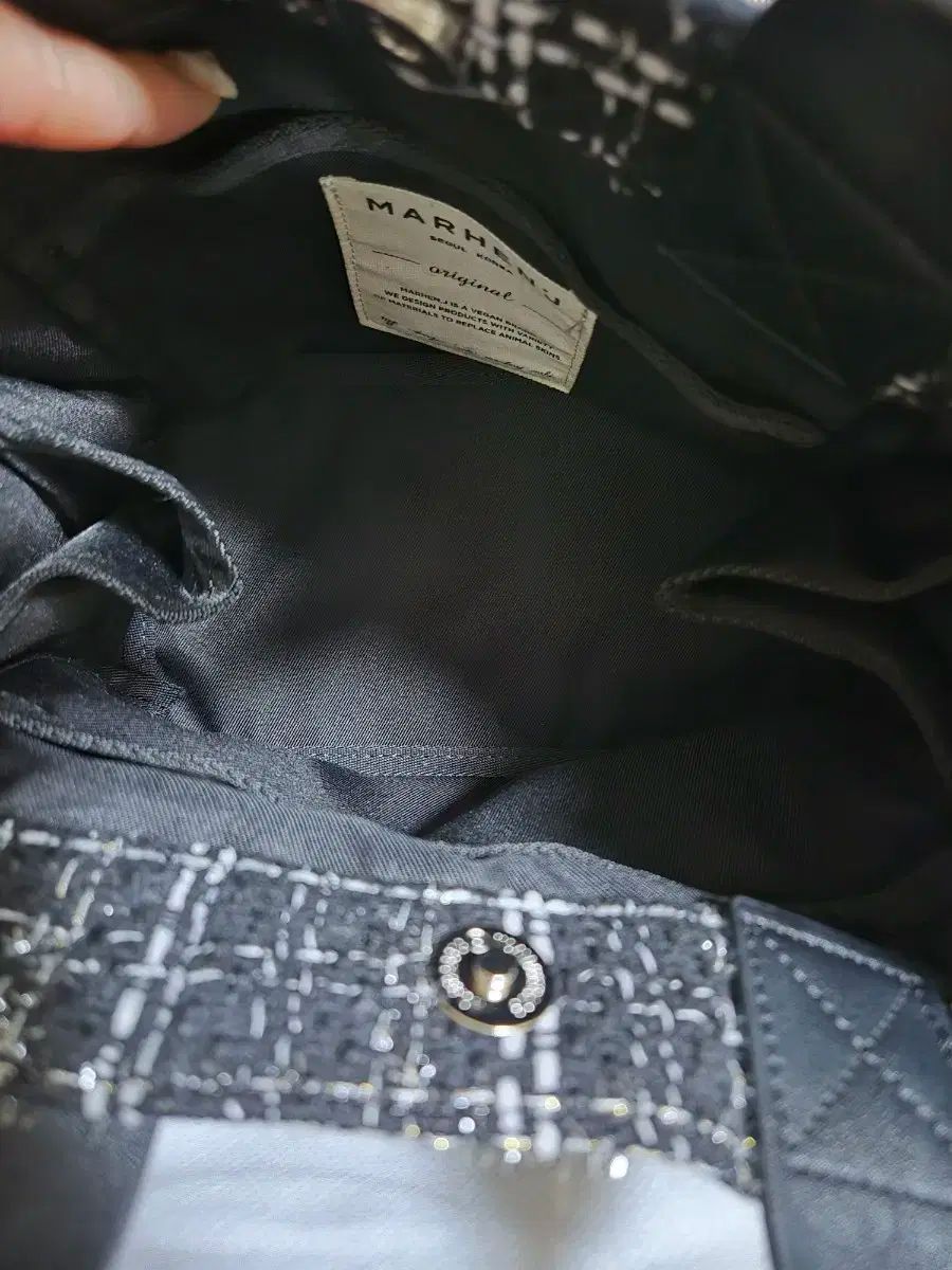 ツイード ミニバック