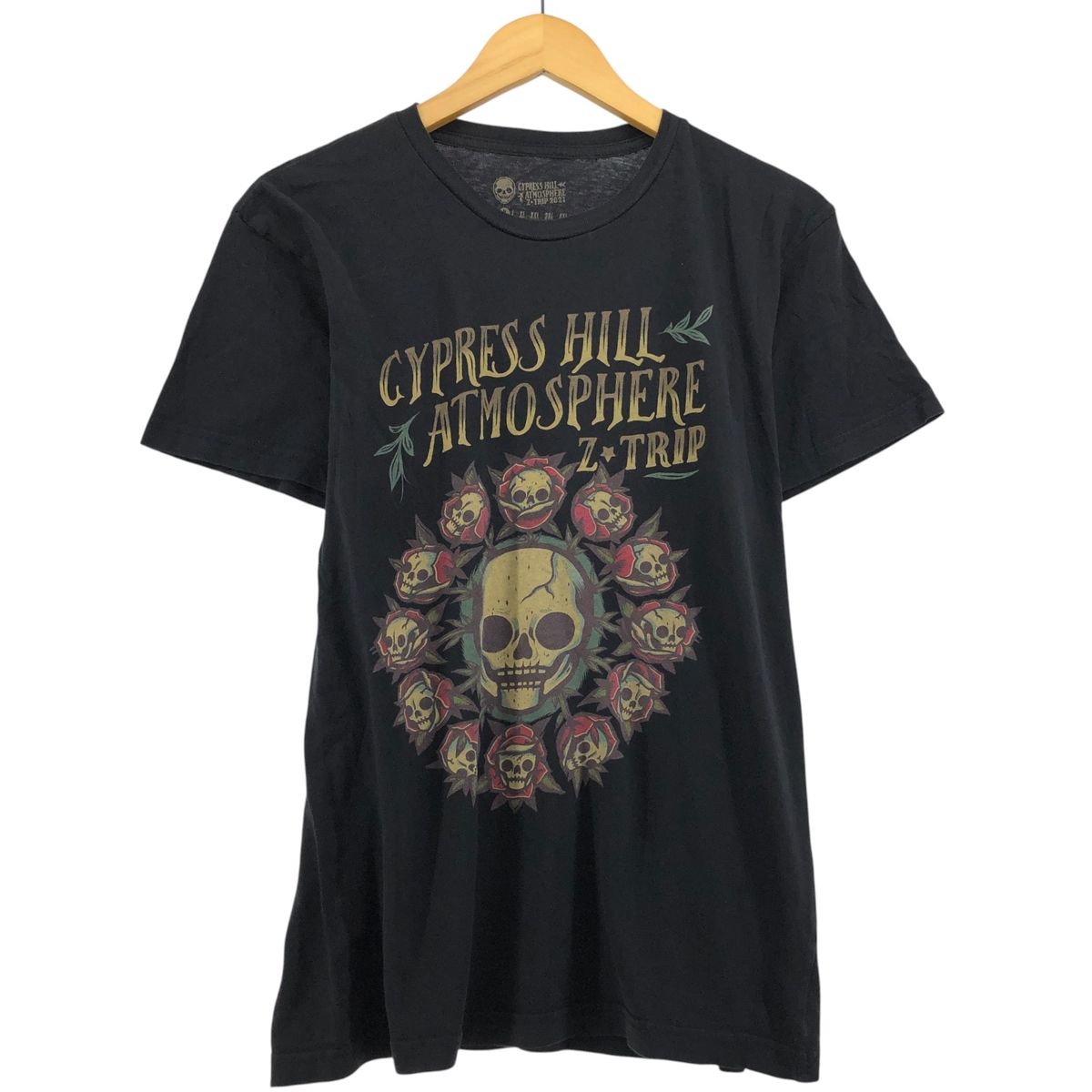 希少◎Cypress Hill スカルデザイン ユーロ　Tシャツ XL CYPRESS HILL サイプレスヒル Tシャツ ラップTシャツ ブラック
