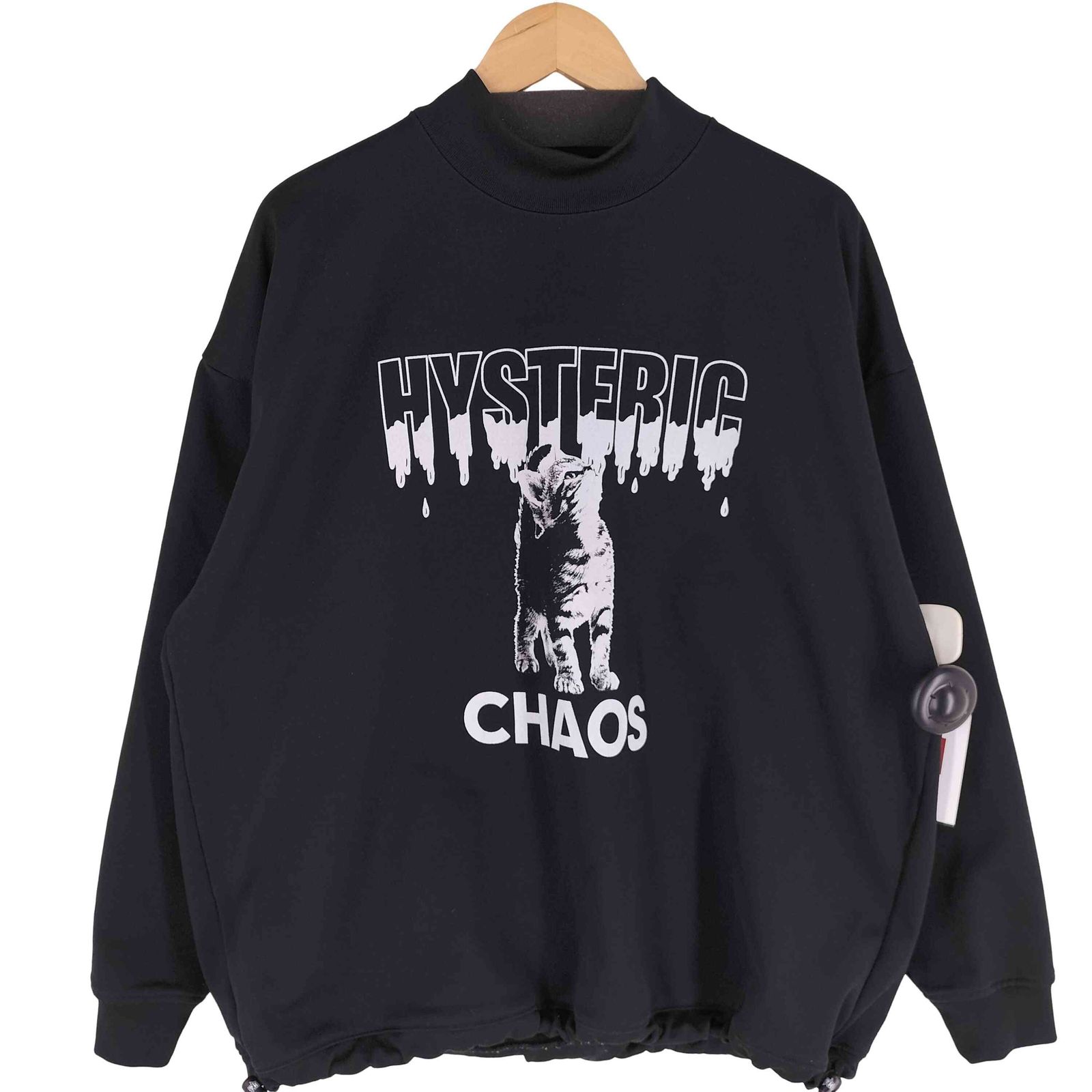 ヒステリックグラマー HYSTERIC GLAMOUR 21AW HYS CHAOSモックネック スウェット メンズ FREE 